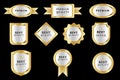 Warranty Guarantee Gold Award Royalty Free Stock Photo