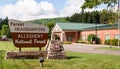 Warren, Pennsylvania, USA 7/17/20 The Allegheny National Forest Forest Headquarters building