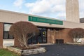 Warren, Pennsylvania, USA November 23, 2023 The entrance to the Saint Joseph Catholic School