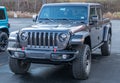 Warren, Pennsylvania, USA November 23, 2023 A Jeep Gladiator for sale at a dealership