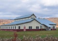 Warren, Pennsylvania, USA November 23, 2023 A large farm barn