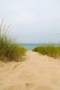 Warren Sand Dunes in Michigan Royalty Free Stock Photo