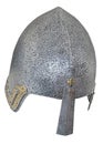 Warrier`s armour helmet on white