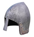 Warrier`s armour helmet on white