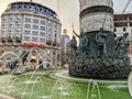 Warrior on a Horse monument in Skopje, North Macedonia