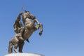 Warrior on a Horse statue Alexander the Great on Skopje Square Royalty Free Stock Photo