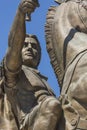 Warrior on a Horse statue Alexander the Great on Skopje Square Royalty Free Stock Photo