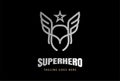 Warrior Knight Odin Head Wings Superhero Head Logo Design Vector Royalty Free Stock Photo