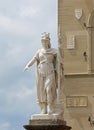 Warrior of marble called Statue of Liberty in San Marino