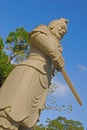 Warrior Statue Holding a Short Sword Royalty Free Stock Photo