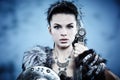 Warrior woman. Royalty Free Stock Photo