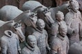 Warriors of famous Terracotta Army in Xian China