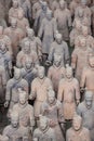 Warriors of famous Terracotta Army in Xian China Royalty Free Stock Photo