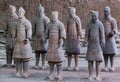 Warriors of famous Terracotta Army in Xian China Royalty Free Stock Photo