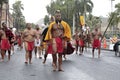 Warriors in the rain Royalty Free Stock Photo