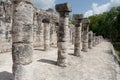 Warriors Temple Chichen Itza Mexico Royalty Free Stock Photo