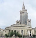 Warsaw architecture Royalty Free Stock Photo