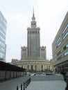 Warsaw architecture Royalty Free Stock Photo