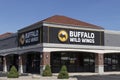 Buffalo Wild Wings Restaurant. Buffalo Wild Wings is offering takeout and delivery during Social Distancing Royalty Free Stock Photo