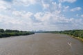 Warsaw downtown photographed bridge Siekierkowski