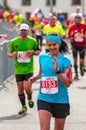 Warsaw Marathon 2016, Poland. Royalty Free Stock Photo