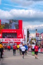 Warsaw Marathon 2016, Poland. Royalty Free Stock Photo