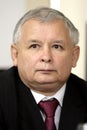 Warsaw, Masovia / Poland - 2007/09/05: Jaroslaw Kaczynski, polish government Prime Minister and leader of the Law and Justice