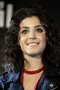 Warsaw, Masovia / Poland - 2007/11/14: Katie Melua, British singer, composer and musician, in press meeting during the European