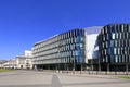 Warsaw, Masovia / Poland - 2017/05/19: Metropolitan office building downtown Warsaw by Pilsudskiego Square in city center