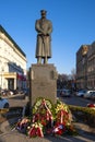 Warsaw, Mazovia, Poland - Marshall Jozef Pilsudski at the Pilsudski Square in the historic quarter of Warsaw