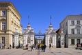 Warsaw, Poland - Warsaw University main campus - historic main gate at the Krakowskie Przedmiescie street in old town historic