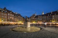 Warsaw mermaid monument on the Old City Square