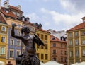 Warsaw Mermaid, Old Town Market Square