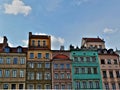 Warsaw old city Royalty Free Stock Photo