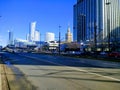 Warsaw panorama of the city center of the capital of Poland