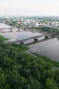 Warsaw panorama, WisÃâa river, bridges