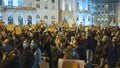 Warsaw, Poland 30.10.2020 - Anti abortion and human rights protest, Womens strike, Crowd of people demonstrating against Royalty Free Stock Photo