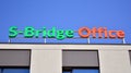 Sign S-Bridge Office. Company signboard S-Bridge Office.