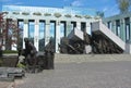 Warsaw, Poland - April 21, 2019: Warsaw Uprising Monument in Warsaw city