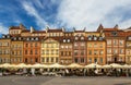 Warsaw, Poland - August 2, 2017: Architecture and people on the street New World in Warsaw. Royalty Free Stock Photo