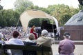 Outdoor open recital of Chopin`s music Royalty Free Stock Photo