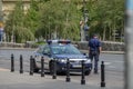 WARSAW. POLAND - August 2015:Police Car Reno Megan. Classic Days Warsaw 2018.