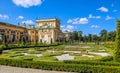 Royal Wilanow Palace and garden in Warsaw. Residence of King John III Sobieski Royalty Free Stock Photo