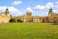 Royal Wilanow Palace in Warsaw. Residence of King John III Sobieski. Poland. August 2019 Royalty Free Stock Photo