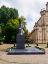 Monument to Cardinal Stefan Wyszynski, Warsaw, Poland Royalty Free Stock Photo