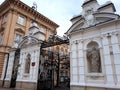 The Main Gate to the University of Warsaw Royalty Free Stock Photo