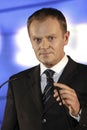 Warsaw, Poland - Donald Tusk, Civic Platform Platforma Obywatelska party leader during the national political Congress