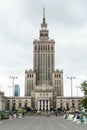 Warsaw, Poland/Europe; 11/07/2019: Palace of Culture and Science PKIN from below, Warsaw Royalty Free Stock Photo