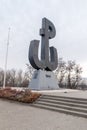 The Kotwica on top of Warsaw Uprising Hill