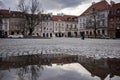 Late-Renaissance style burgher houses which were rebuilt after the Second World War and now form the UNESCO World Heritage Site